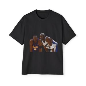Kobe vs Jordan Heavy Oversized Tee Featuring Iconic Basketball Players, Perfect for Sports Fans, Casual Wear, Gift for Him, Summer Style, [...]
