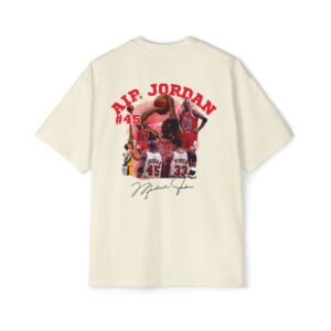 Michael Jordan 45 Tee, Oversized T-Shirt for Sports Fans, Casual Wear, Gifts for Him, Athletic Style, Everyday Comfort